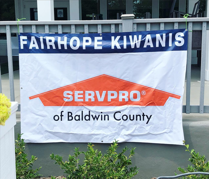 SERVPRO of Baldwin County sign at the 20th Annual Eastern Shore Kiwanis Golf Tournament
